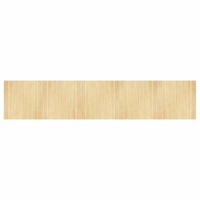 Dywan prostokątny, jasny naturalny, 100x500 cm, bambusowy vidaXL