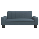 vidaXL Legowisko dla psa, ciemnoszare, 70x45x30 cm, obite tkaniną