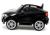 Auto na Akumulator BMW X6 SUV Światła LED MP3 Samchód Pojazd Czarny