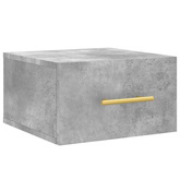 vidaXL Wiszące szafki nocne, 2 szt., szarość betonu, 35x35x20 cm model standard
