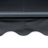 Ręcznie zwijana markiza z LED, 350 x 250 cm, antracytowa
