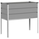 Donica Jasnoszary 100 x 45 x 90 cm Stal Galwanizowana