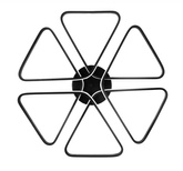 Lampa wiszące Trójkąty 72W + Pilot DL-C01
