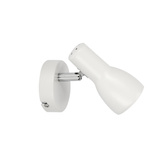 Lampa ścienna kinkiet 1X40W E14 biały mat PICARDO 91-44198