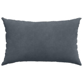 Poduszki na sofę 2 pcs ciemno szary 50 x 30 cm
