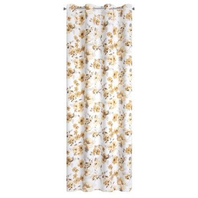 Zasłona Caren biała 140x250