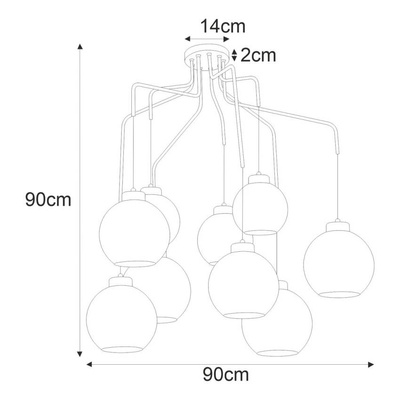 wisząca K-4876 z serii HORIK Lampa
