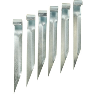 Kotwy do trampoliny haki  mocowanie 6 szt. 35 x 4 cm