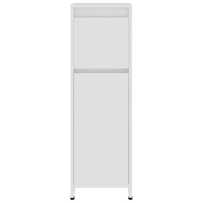 Szafka łazienkowa, biała, 30x30x95 cm, materiał drewnopochodny