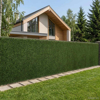 Sztuczne Ogrodzenie Jasnozielony 1 x 4 m PVC i stal