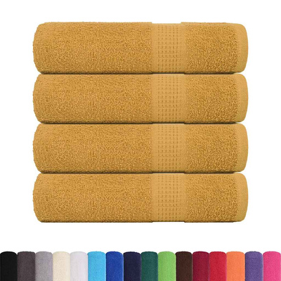 Ręczniki kąpielowe FROGN 4 szt. Złoty 100x150 cm 360 g/m?