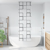 Roleta prysznicowa 80x240 cm Szerokość tkaniny 76 cm