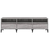 vidaXL Szafka pod TV, szary dąb sonoma, 150x30x44,5 cm wariant 8