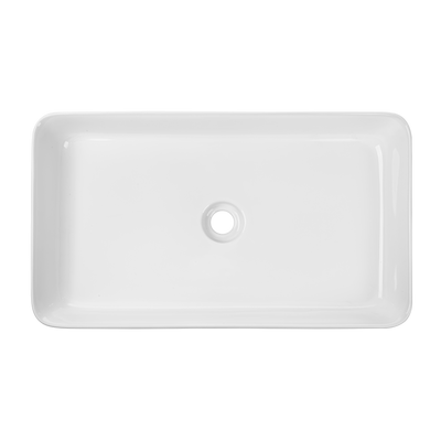 Umywalka nablatowa akte, 66 cm, prostokątna CE-54-P01-C Invena
