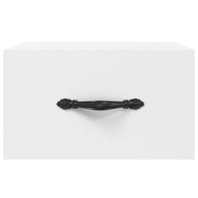 vidaXL Wiszące szafki nocne, 2 szt., białe, 35x35x20 cm model standard