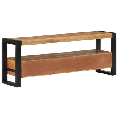 vidaXL Szafka pod TV, 120x30x45 cm, lite drewno akacjowe