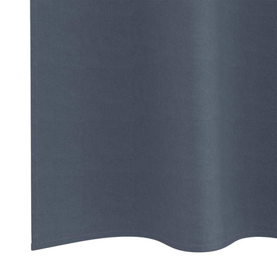 Firany blackout z kółkami 2 pcs Antracyt 225 x 140 cm Poliester