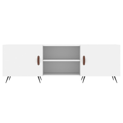 vidaXL Szafka pod TV, biała, 150x30x50 cm, materiał drewnopochodny