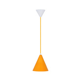 Lampa wisząca żółta stożek Voss Ledea 50101179