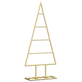 Metalowa choinka świąteczna złoty 60 cm Stal Malowana Proszkowo