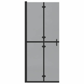 Ściana prysznicowa Walk-In Czarny 80 x 6,5 x 190 cm