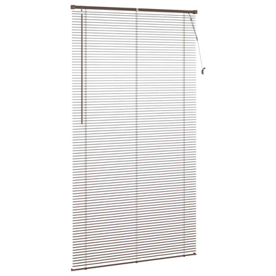 Żaluzja wenecka Ciemnobrązowy ze wzorem 213 x 120 cm 25 mm PVC