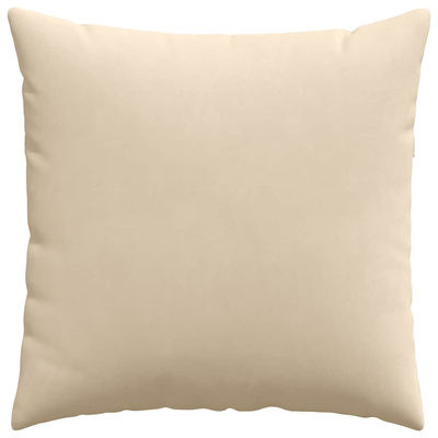 Poduszki na sofę 2 pcs Kremowy 80 x 80 cm tkanina