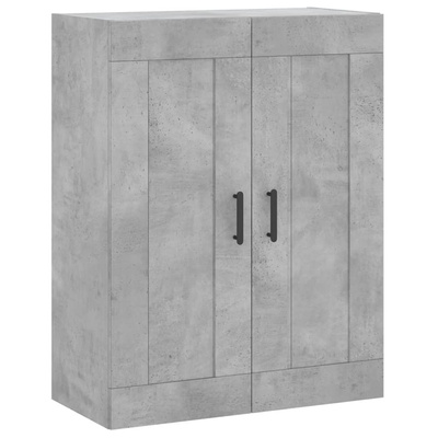 vidaXL Szafka wisząca, szarość betonu, 69,5x34x90 cm model standard