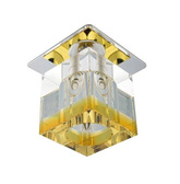 Oprawa stropowa kwadratowa chrom/pomarańczowa G4 SK-19 Candellux 2280038
