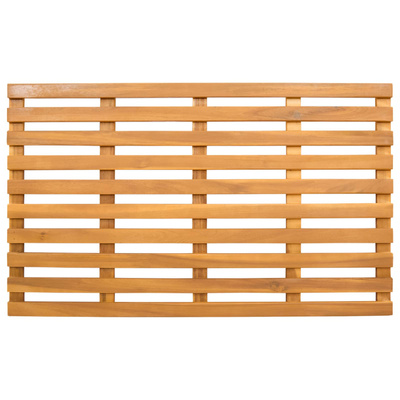 Mata do kąpieli brązowy 80 x 48 x 2,5 cm Lite Drewno Akacji