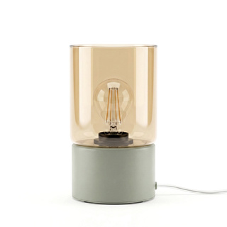 Lampka nocna do sypialni w kolorze szałwiowym K-5984 z serii VERA