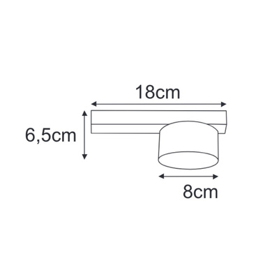 Lampa sufitowa K-5530 z serii CRUZ