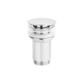 Korek click-clack, mosiężny, uniwersalny, duży grzybek chrom SC-B1-028-G Invena