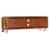 vidaXL Szafka pod TV, 120x30x36 cm, lite drewno odzyskane
