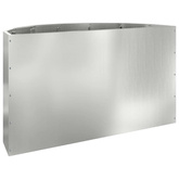 Donica Srebrny 90 x 45 x 50 cm Stal Galwanizowana