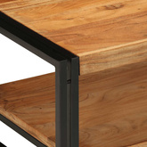 Stolik kawowy 70x50x38 cm Drewno lite Akacja