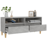 Szafka pod TV, szarość betonu, 100x34,5x44,5 cm vidaXL