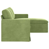 Sofa Jasnozielony 178 x 134 x 80 cm Aksamit