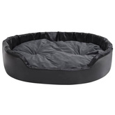 vidaXL Legowisko dla psa, czarno-ciemnoszare, 99x89x21 cm