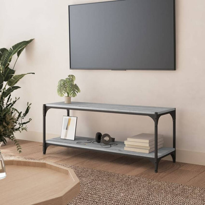 vidaXL Szafka pod TV, szary dąb sonoma, 100x33x41 cm