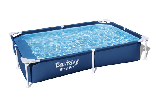 Basen Ogrodowy Stelażowy 221x150x43 cm Bestway 56401