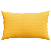 Poduszki na sofę 2 pcs Jasnożółty 50 x 30 cm Tkanina sztruksowa