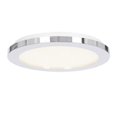 Plafon do łazienki PIXEL minimalistyczny – srebrny chromowany 22,5 cm - okrągły plafon LED z funkcją ściemniania 3000K 12W IP441