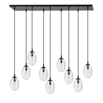 Lampa wisząca ASTRAL 9 BL TRANSPARENT