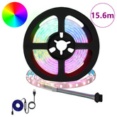 Taśma LED 12 pcs Czarny i przezroczysty 1300 mm Miedź i plastik