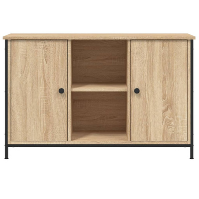 Szafka pod TV, dąb sonoma, 100x35x65 cm materiał drewnopochodny
