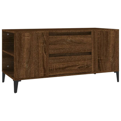 Szafka pod TV, brązowy dąb, 102x44,5x50 cm vidaXL