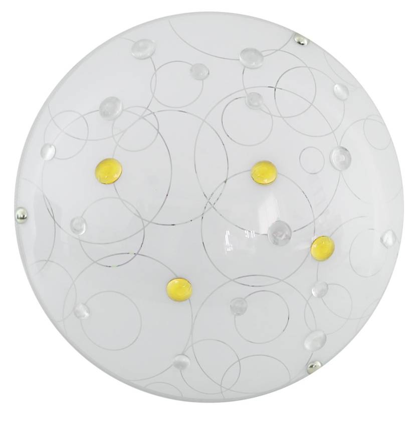 Lampa Sufitowa Candellux Astro 13-39606 Plafon Led 6500K Amber