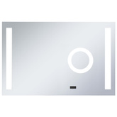 vidaXL Lustro łazienkowe z LED i czujnikiem dotykowym, 100x60 cm model standard