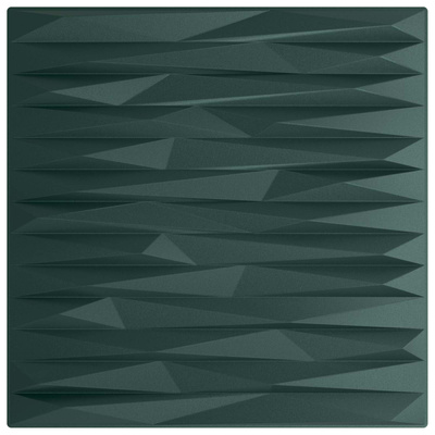 Panele ścienne 24 szt. 50 x 50 cm Zielony kamień Pianka XPS